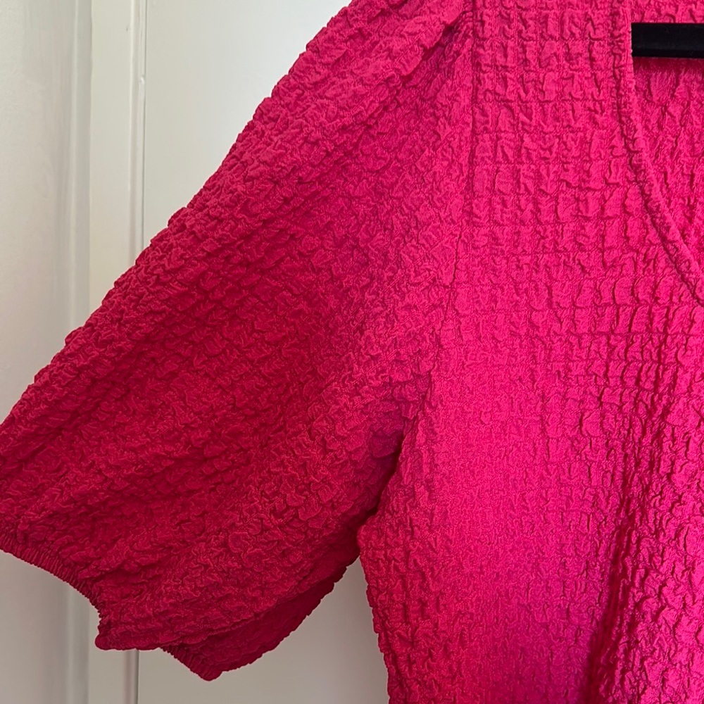Maeve from Anthropologie Textured Balloon Sleeve Top - Picture 3 of 5